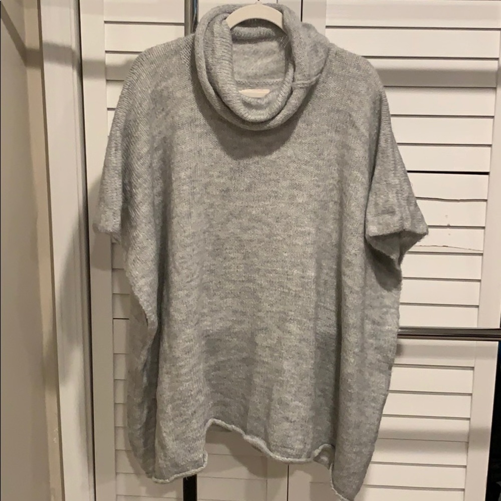 Target Gray Sweater Poncho - Size OSFM (NWT)